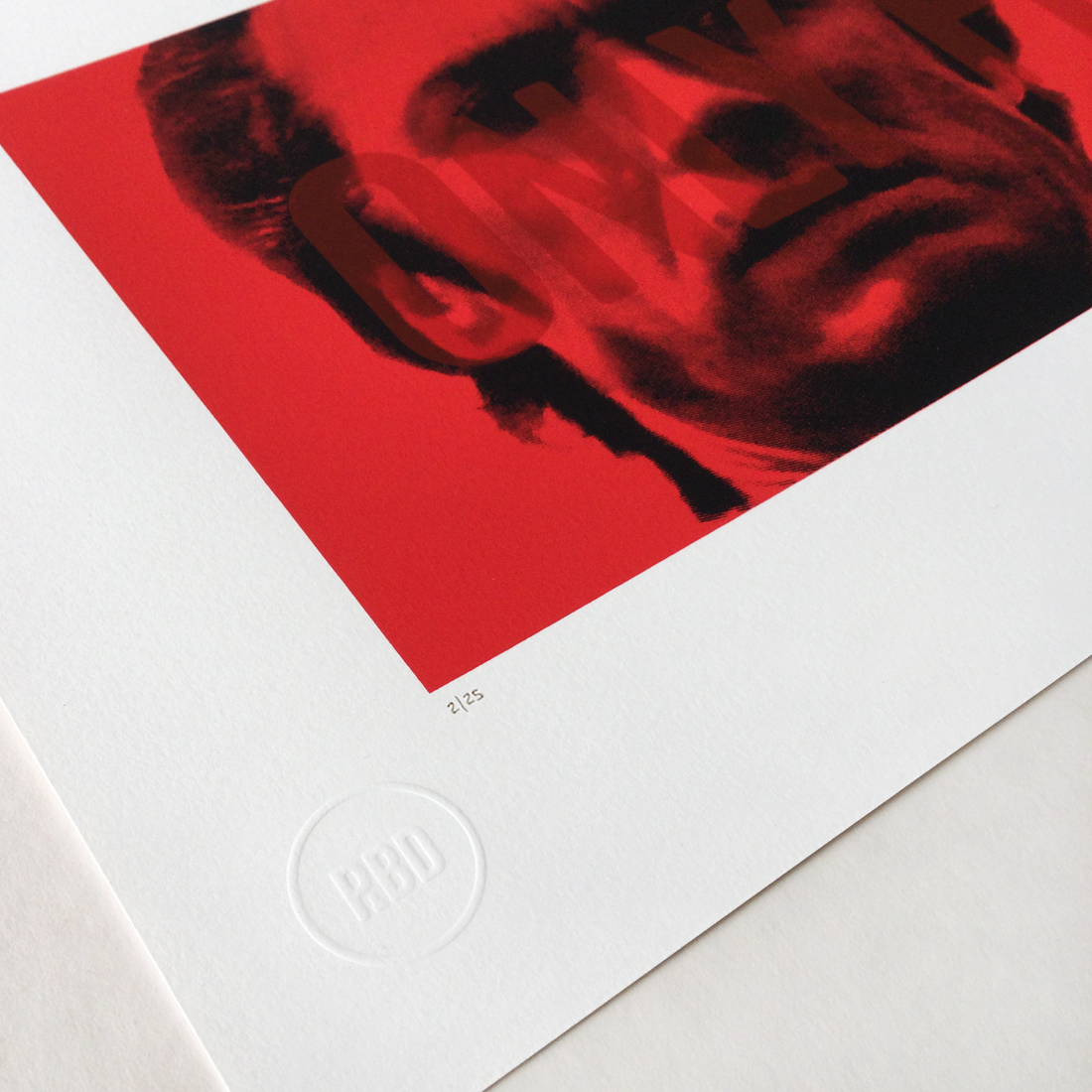 Screen print poster