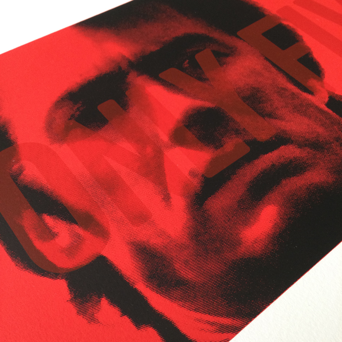 Screen print poster